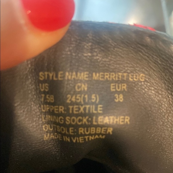 Kate Spade Floral Women's Boots - Black and Red - Picture 7 of 7